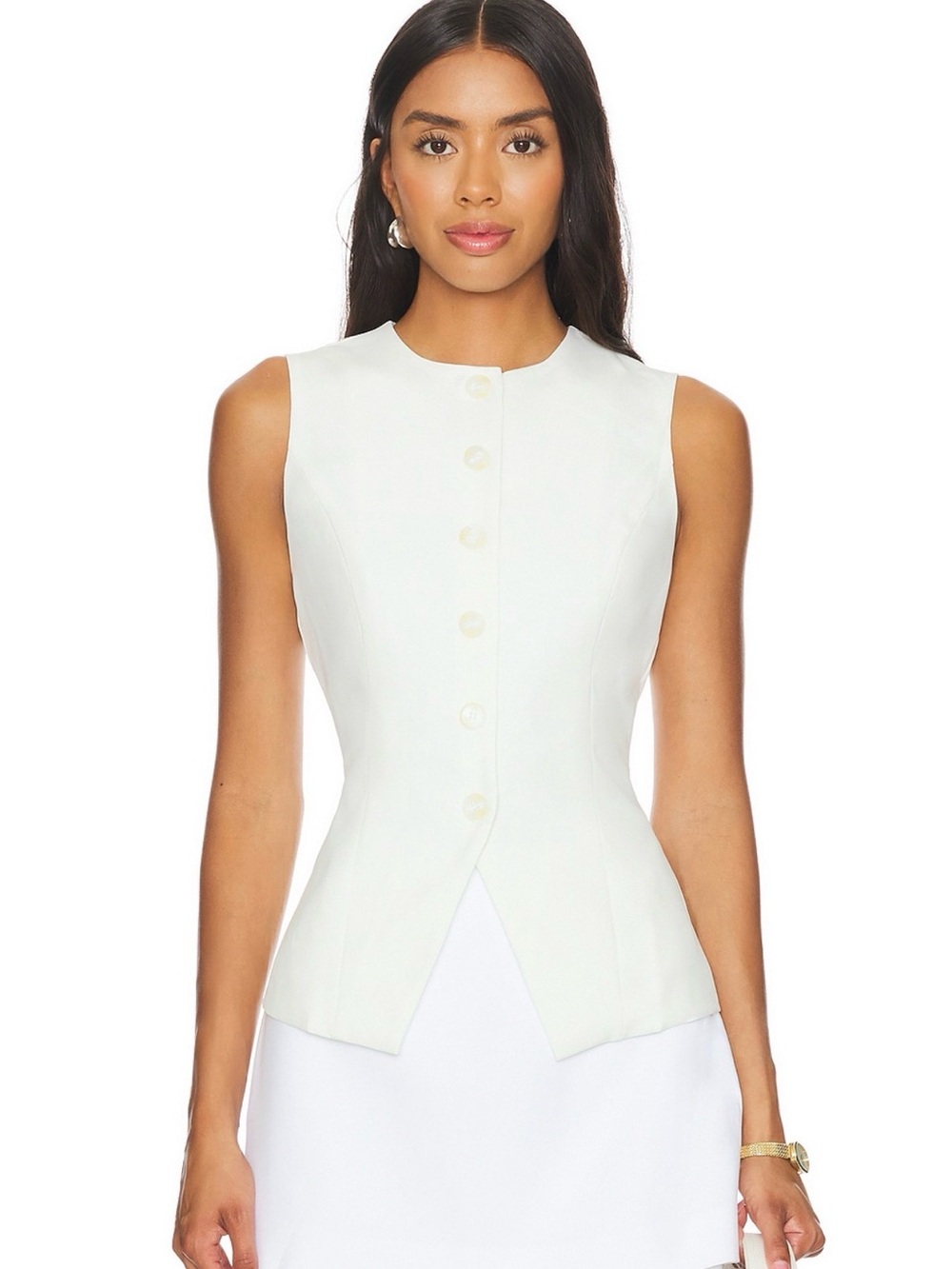 X REVOLVE EMILIANA TOP IN WHITE SNDYS